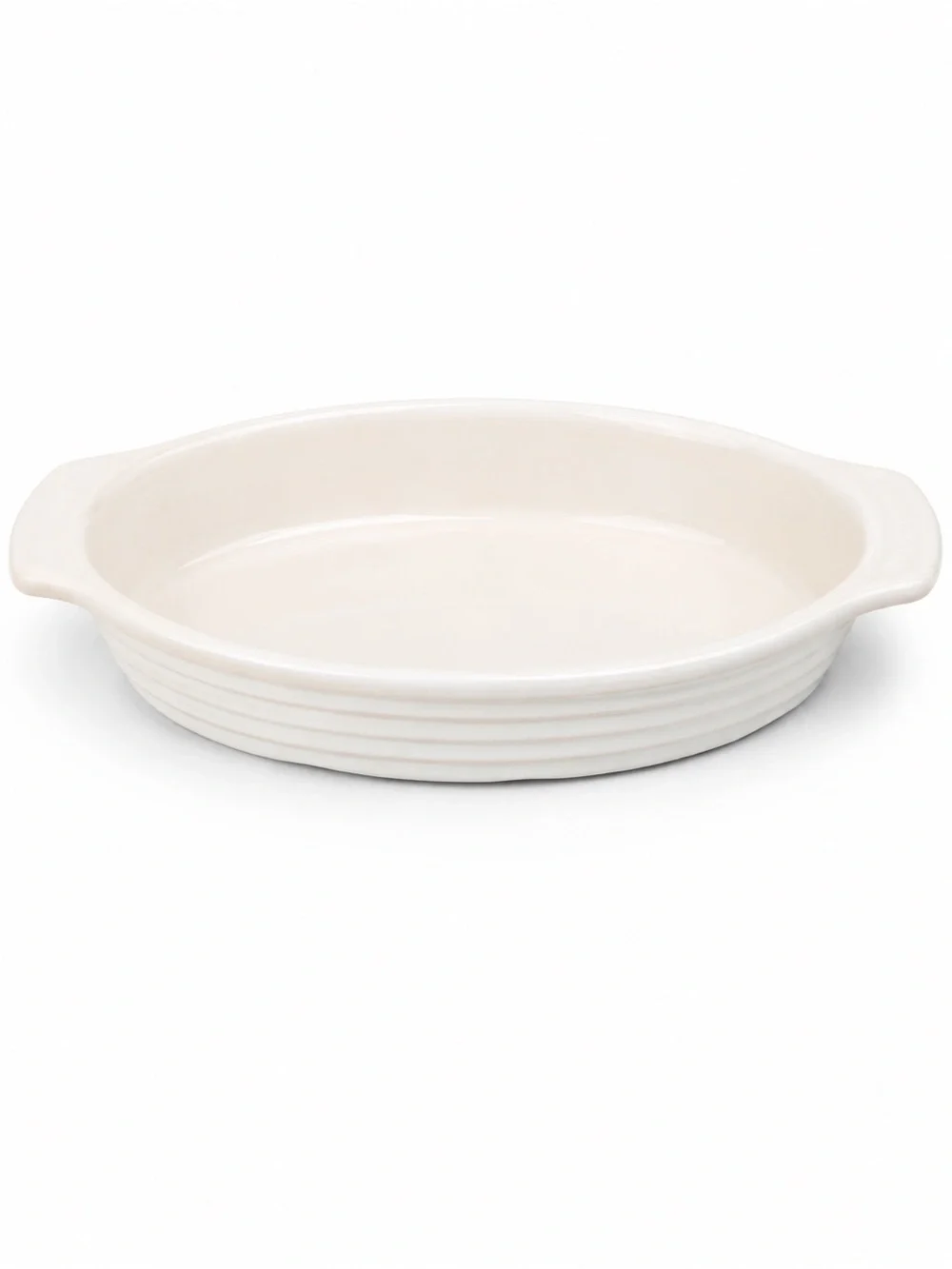 Pampered Chef Family Heritage Stoneware Small Oval Baker Casserole Dish USA